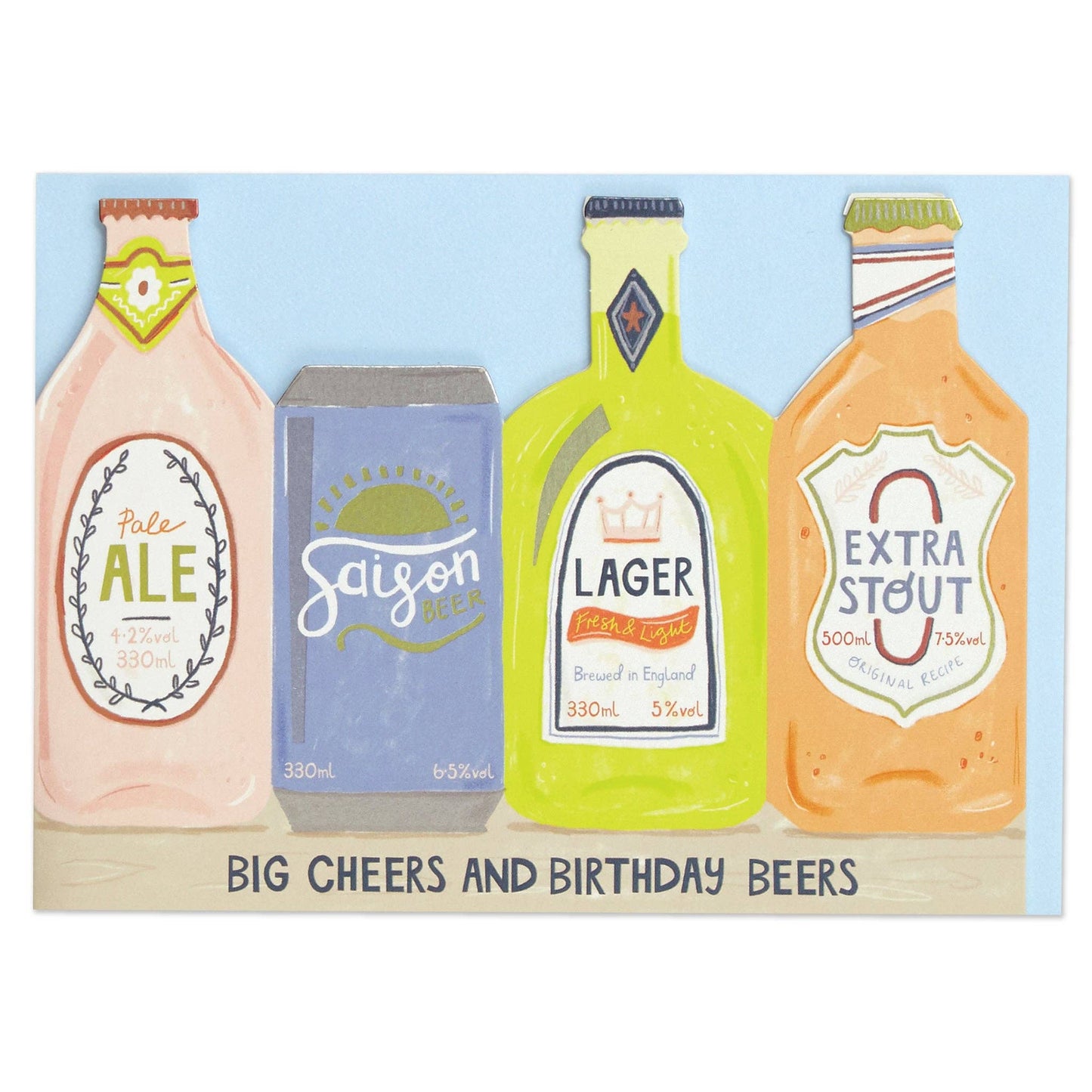 Raspberry Blossom - Big cheers and Birthday beers' card