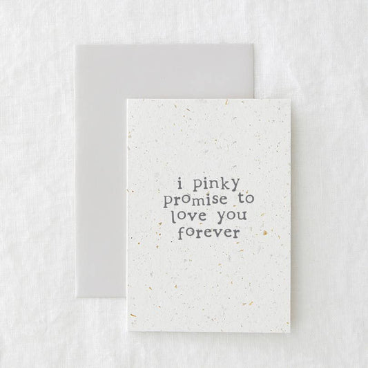 Pinky Promise - Eco-friendly Card