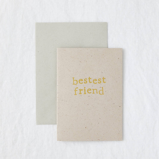 Bestest Friend Eco-Friendly Card