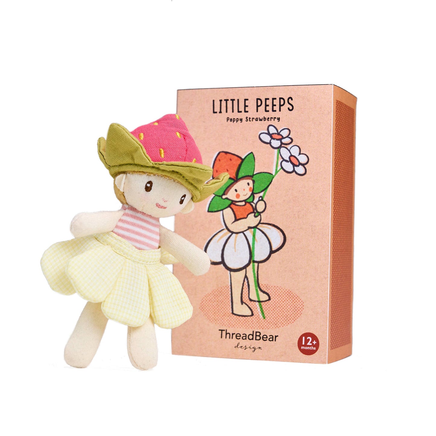 ThreadBear Design Ltd - Little Peeps Poppy Strawberry