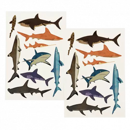 Shark temporary tattoos