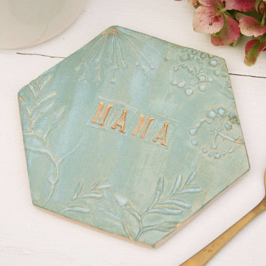 Juliet Reeves Designs - Ceramic Mama Coaster