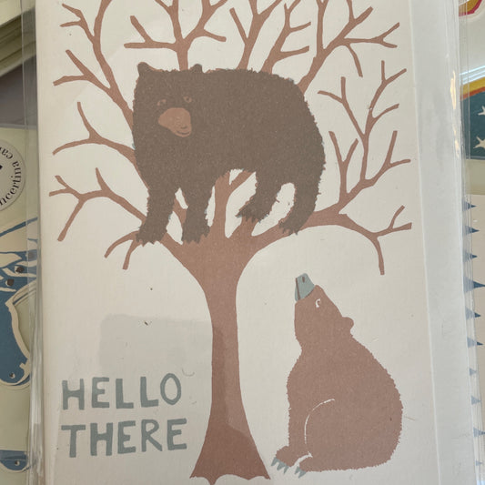 Cambridge Imprint - Card Hello There Bear