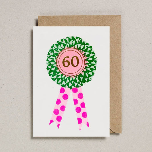 Rosette Cards - Age 60