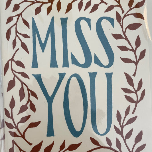 Cambridge Imprint - Miss You Cocoa and Turquoise