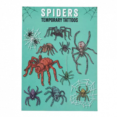 Spider temporary tattoos