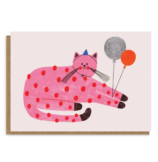 Daria Solak Illustrations - Pink Cat