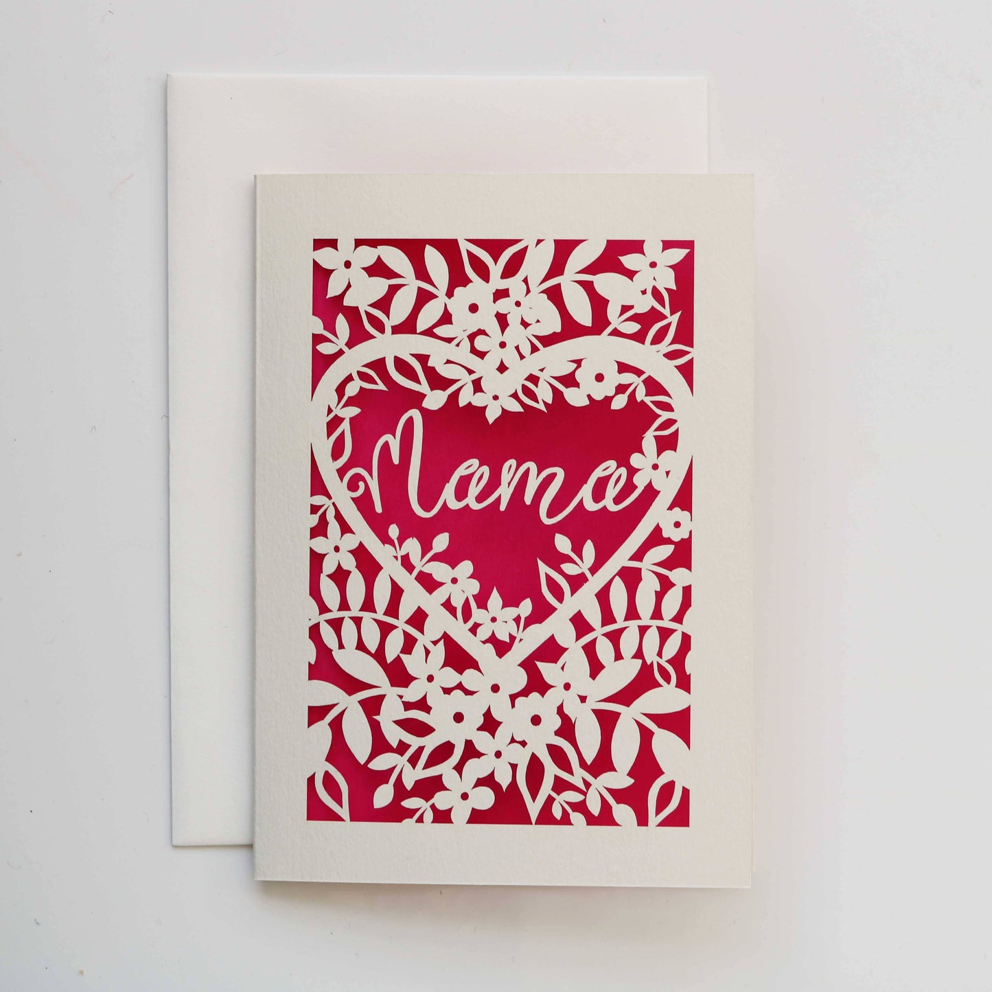 Mama Laser Cut Card