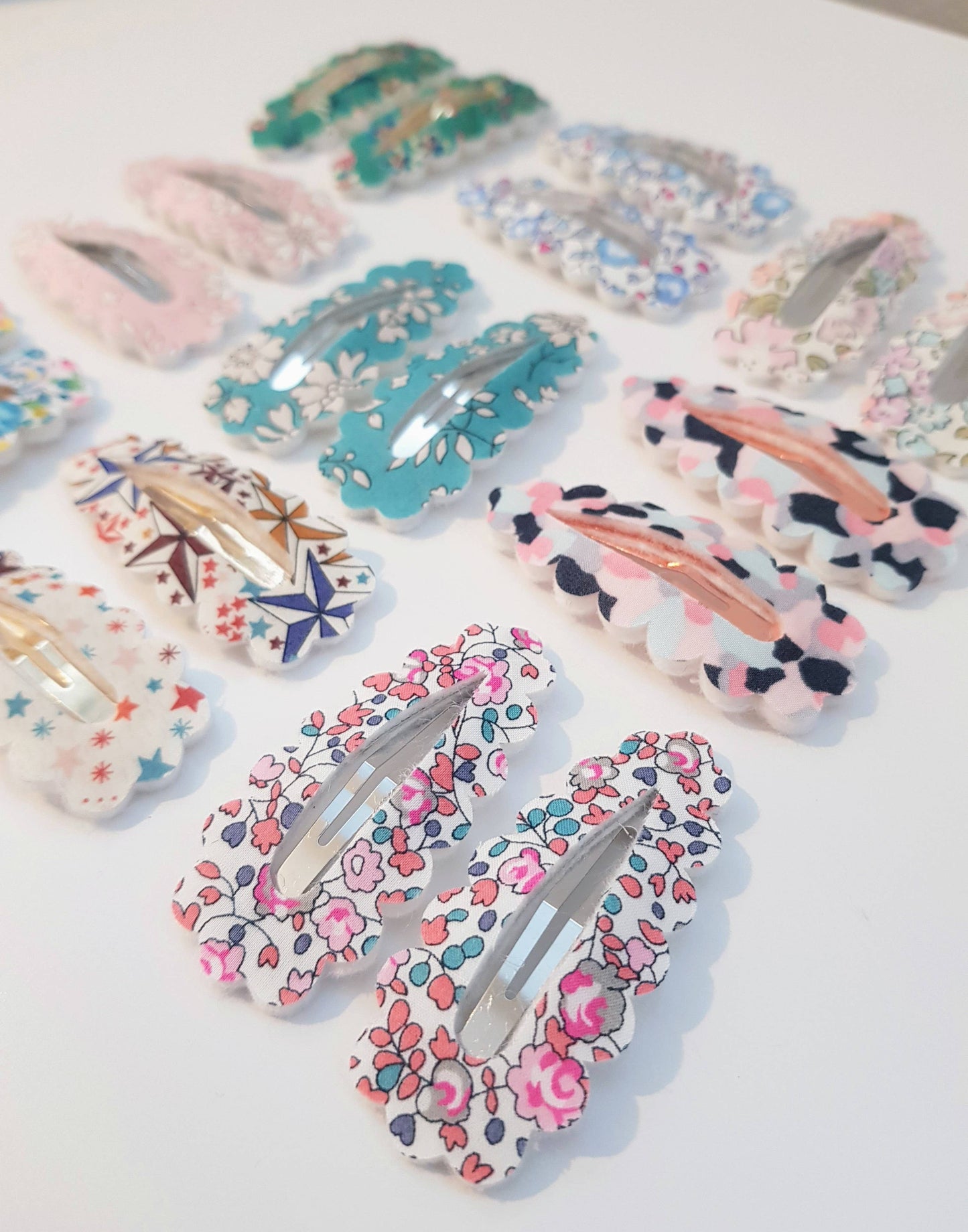 The Blossom Tree House - Liberty of London fabric hair clips