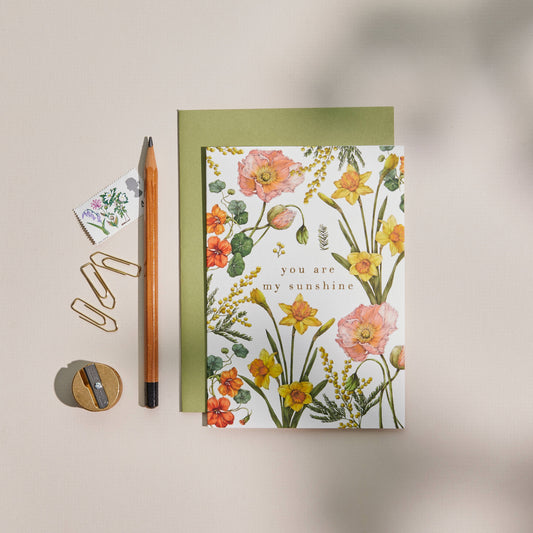 Catherine Lewis Design - Bountiful Blooms - You are my Sunshine - Card