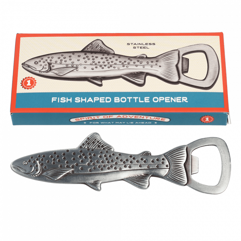 Fish shaped bottle opener