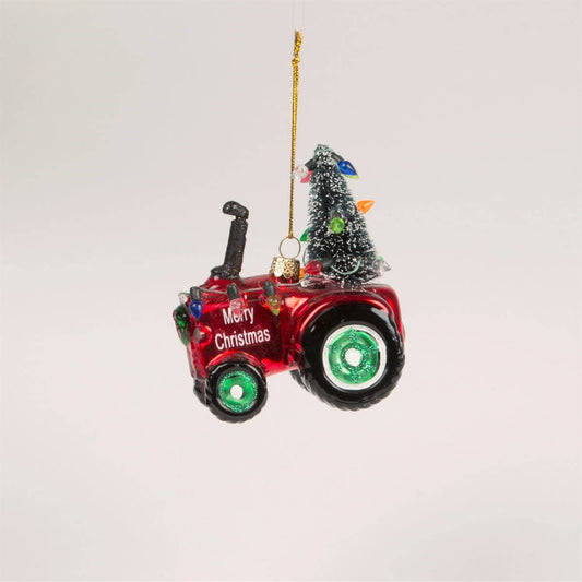 Sass and Belle - Festive Tractor Bauble