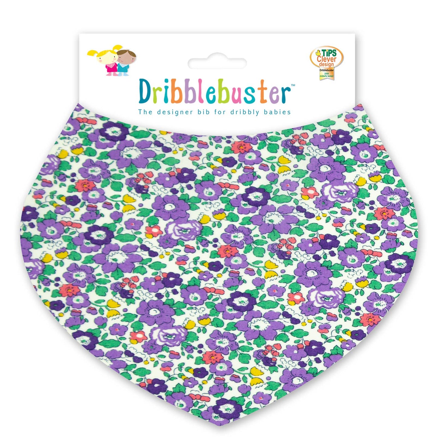 DRIBBLEBUSTER - Liberty Bib Betsy Lilac