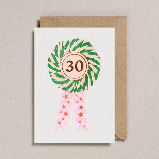 Rosette Cards - Age 30