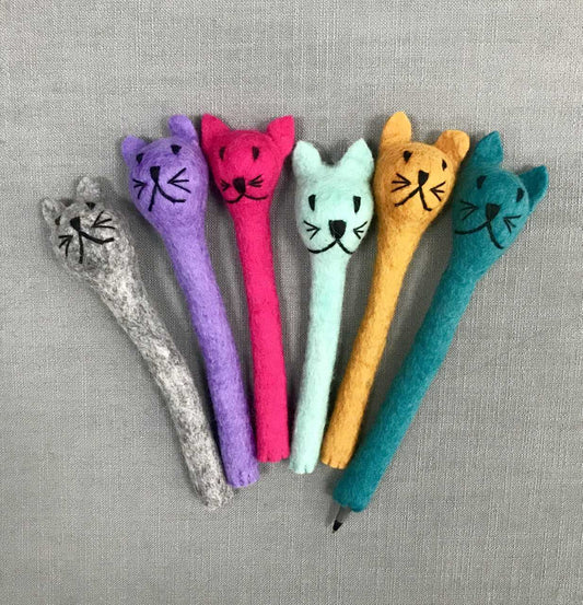 The Winding Road - Pencil Topper - Cat