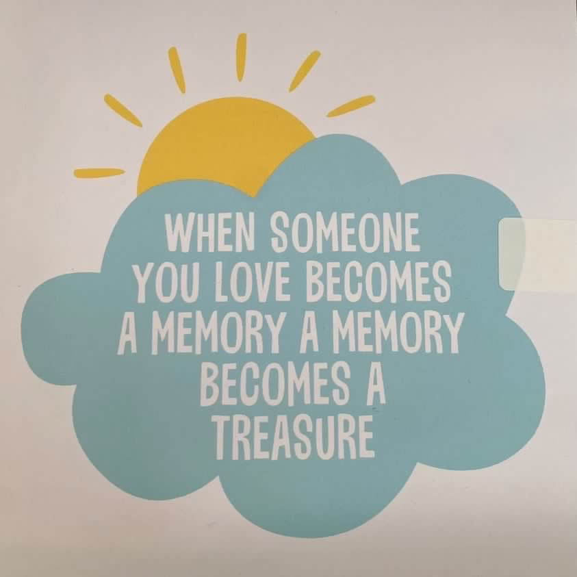 When Someone You Love Becomes a Memory a Memory Becomes a Treasure