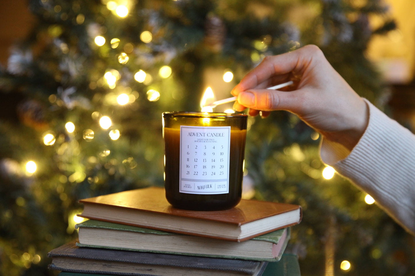 Norfolk Natural Living - Christmas Advent Candle