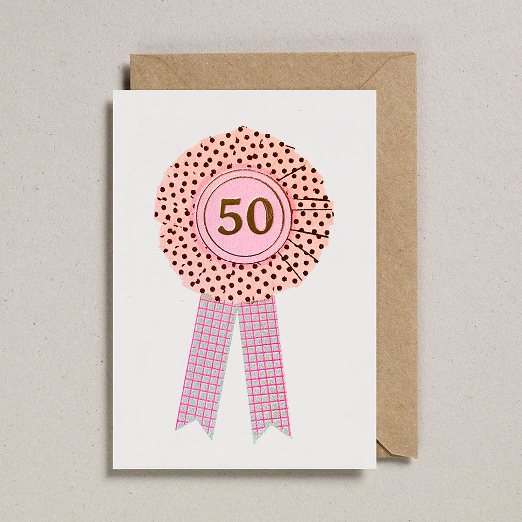 Rosette Cards - Age 50