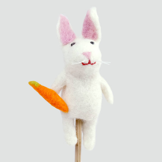 The Winding Road - Bunny Felt Finger Puppet