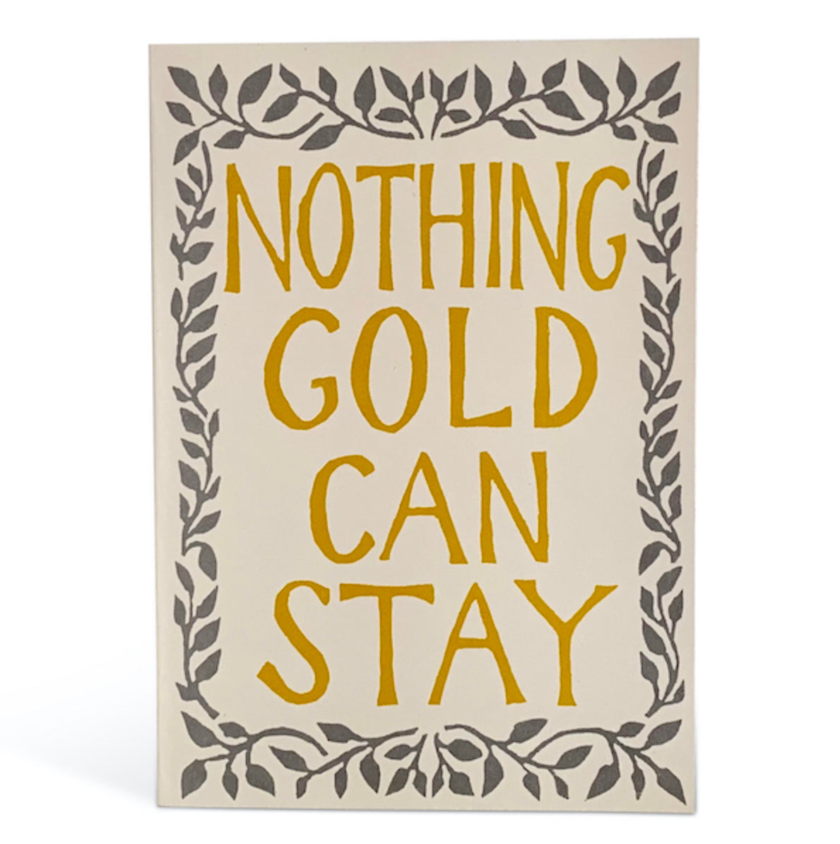 Cambridge Imprint - Nothing gold can stay