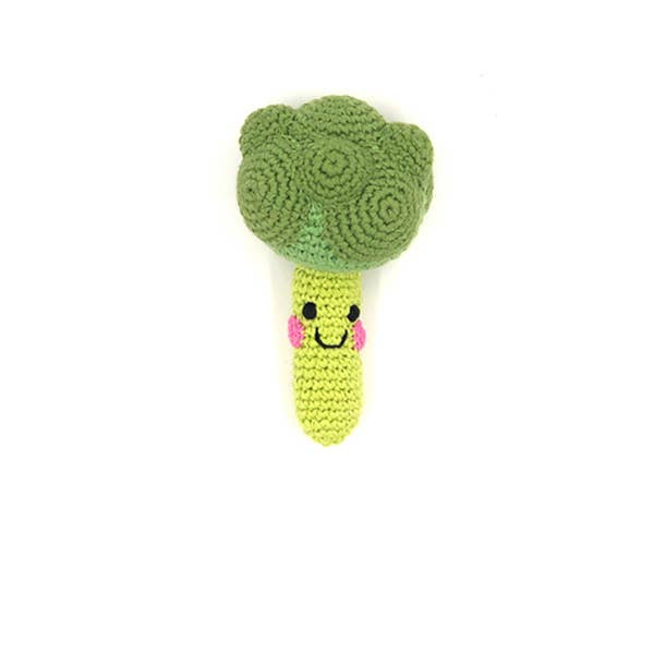 Pebblechild - Handmade Friendly Broccoli Rattle