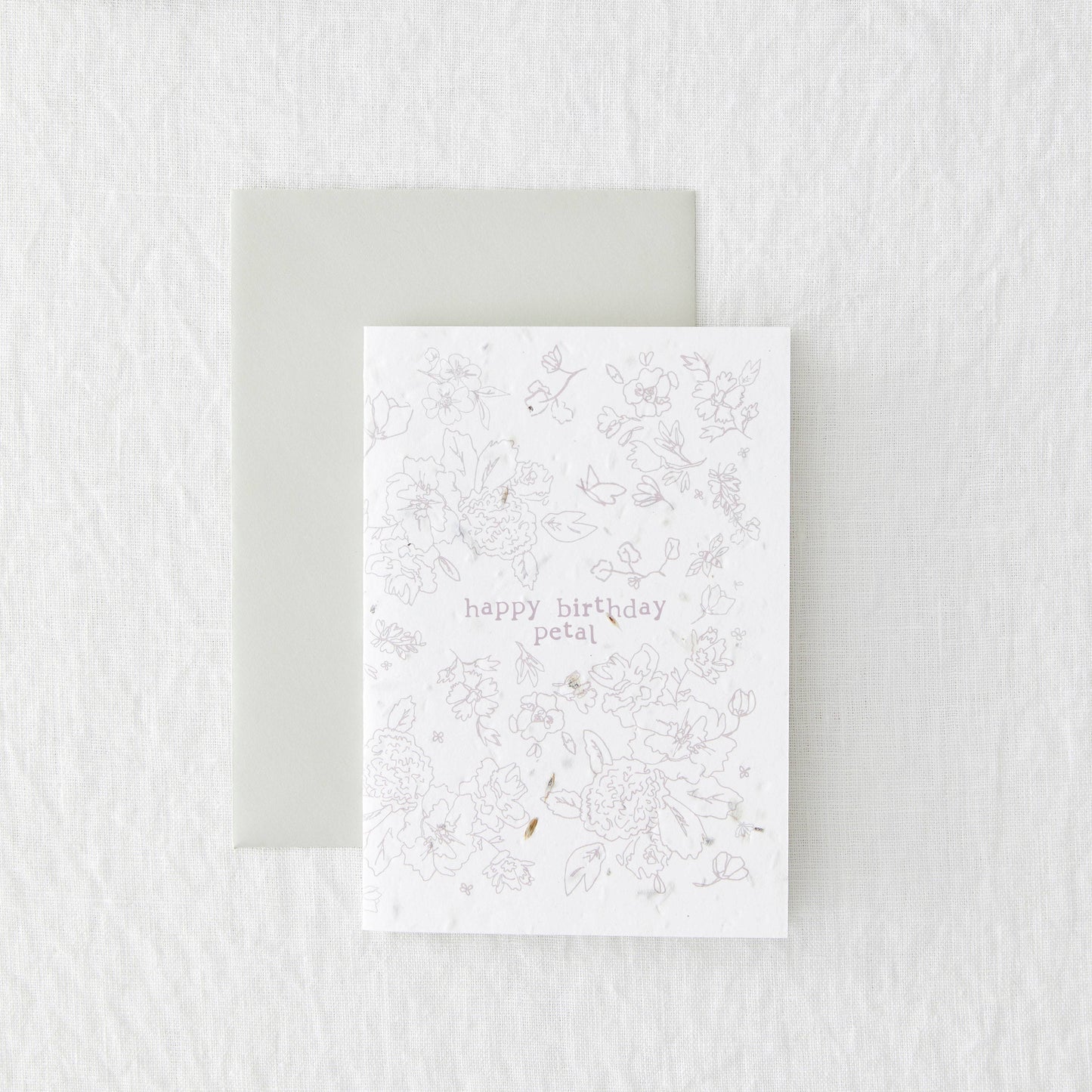 Birthday Petal - Wildflower plantable seed Card