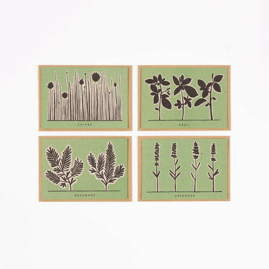 Studio Wald - Herb Recipe Notecard Pack (x4)