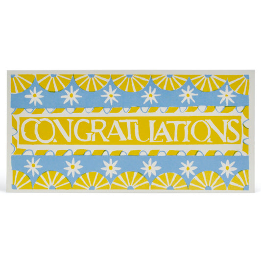 Cambridge Imprint - Long congratulations card