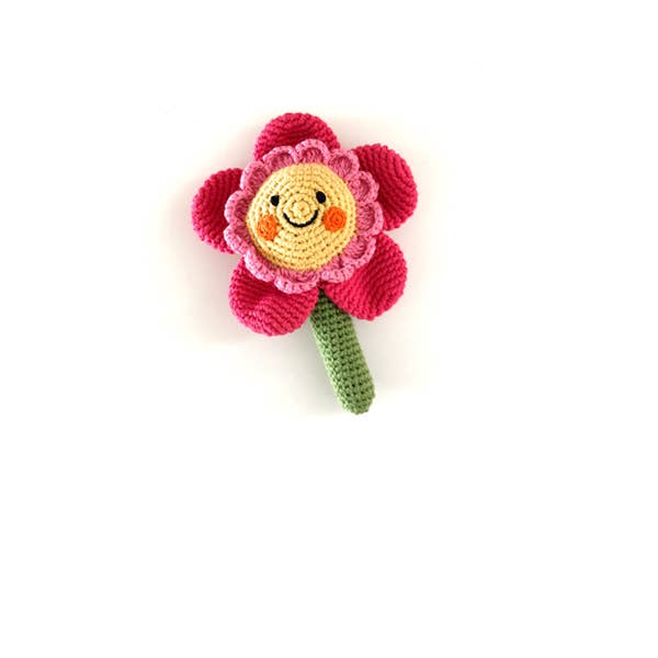 Pebblechild - Handmade Friendly Flower Rattle