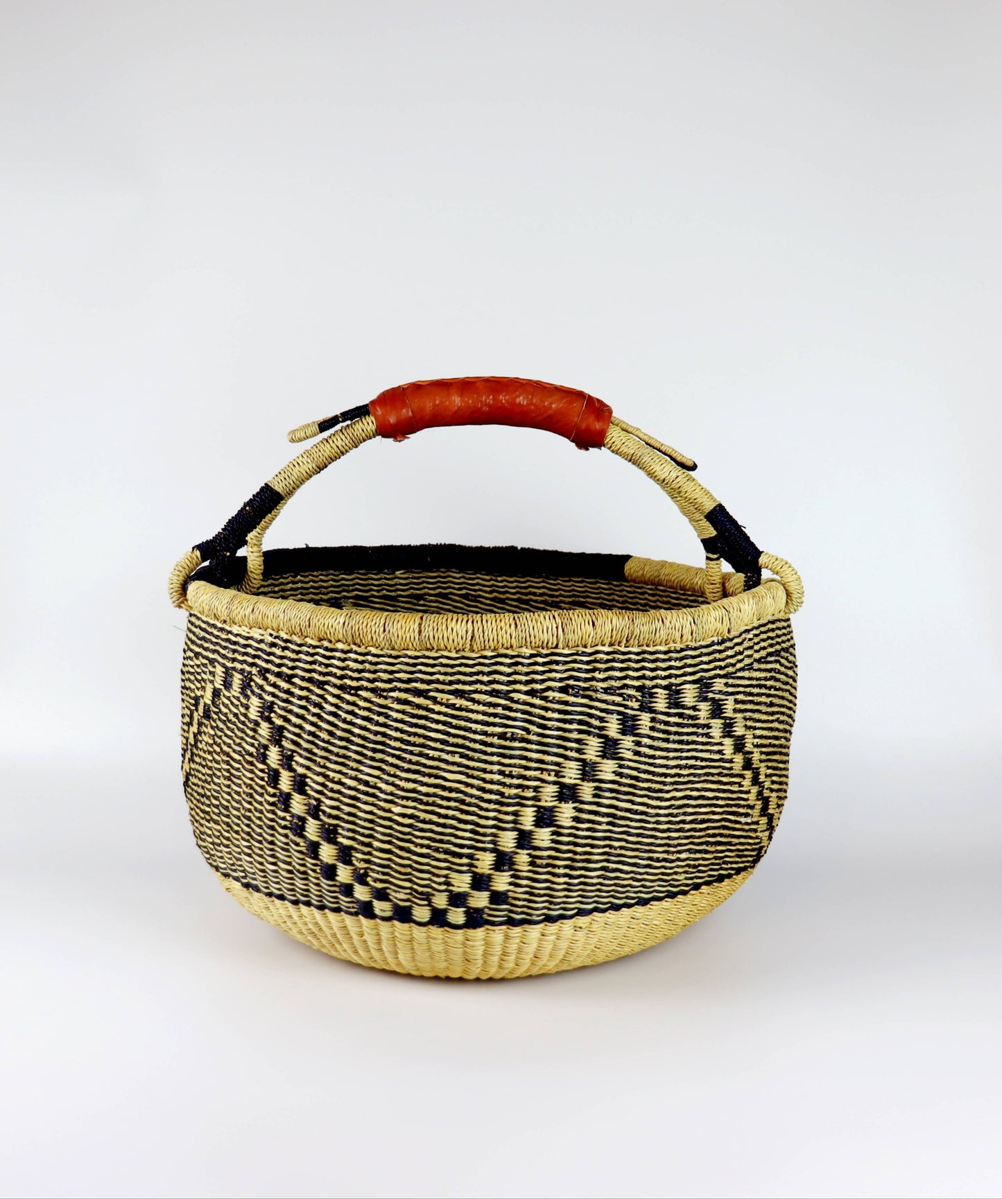 The Bam's Art Shop - Round Bolga Basket storage